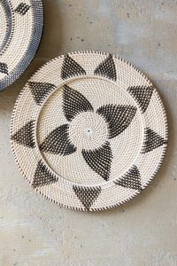 Woven wall plate