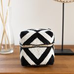 Set of 3 beaded baskets