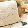 Soft cotton cushion cover with tassels