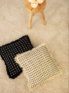 bali bliss stitch cushion cover