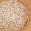 bali bliss bamboo tray mandala pattern